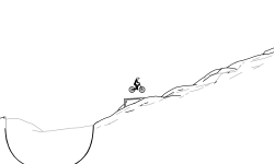 Biking on the mountain