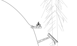 Forrest jumps