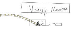 Magic Mountain from six Flags!