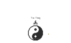 Yin-Yang Pixel Art