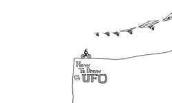 how to draw a ufo