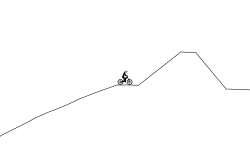 Wheelie Carson will not finish