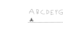 Say the alphabet, and count