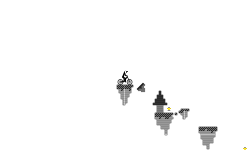 Floating pixel islands