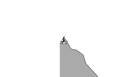 downhill cave