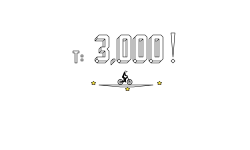 3,000 Traks! Yay!
