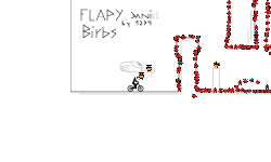 Flappy Birds in Free rider hd