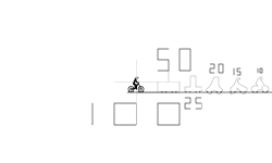 Bike dude outline on every grd