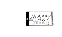 __HAPPY NEW YEAR- ON A PHONE__