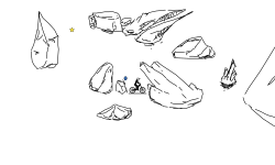 i hate drawing rocks they suck