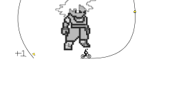 Goku pixel art