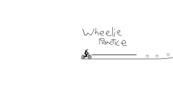 wheelie practice