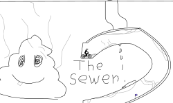 the sewer
