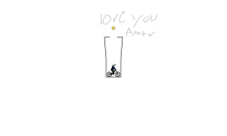To amber