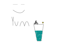 I eat water