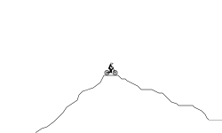 Simple mountain track