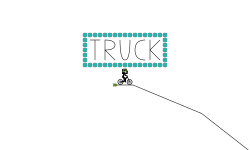 Truck downhill