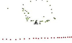 hold left arrow