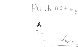 Dont push till the arrow