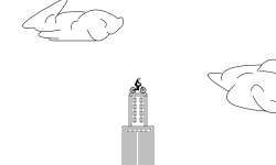 jumps from the skyscraper