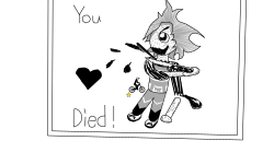 You died!