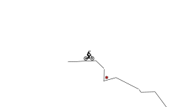 down hill