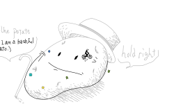Bashful potato