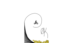 100 stars on a short loop