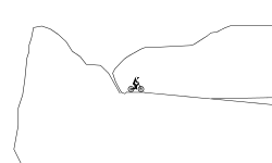 mountain BIKE destroi cave