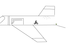 James Bond parachuting